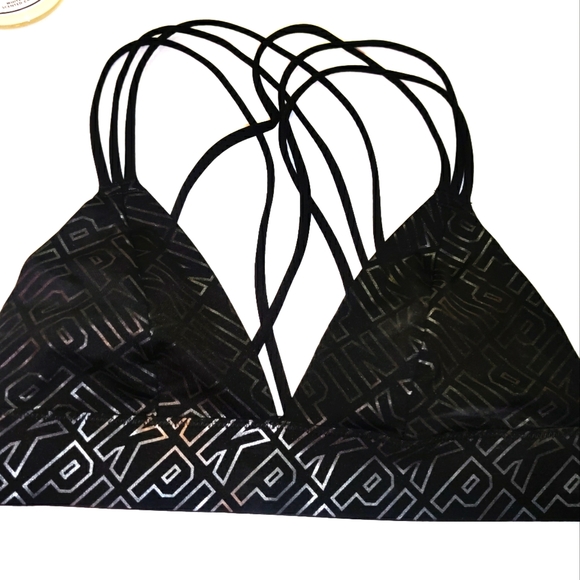 Tops - 🤍New VS PINK Black Sports Bra